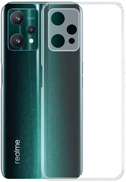 VAKIBO Super Premium Soft TPU Transparent Case With Dustplug,Side Grip,Corner Protection,lanyard Cuts,Camera Protection Suitable for Realme 9 Pro 5G