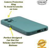 VAKIBO Matte 1.5 MM Thick With Camera Protection Green Coloured Soft TPU Rubber Back Cover Case Suitable for Realme 9 Pro