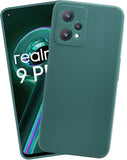 VAKIBO Matte 1.5 MM Thick With Camera Protection Green Coloured Soft TPU Rubber Back Cover Case Suitable for Realme 9 Pro