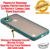 VAKIBO Smoke Design With Camera Protection Green Coloured Soft Sides and Hard Back Back Cover Case Suitable for Realme C21