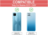 VAKIBO Super Premium Black Border Transparent Case With Corner Protection & Camera Protection Suitable for Realme C25Y