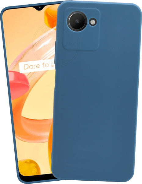 VAKIBO Blue Coloured Back Cover Case Suitable for Realme C30s