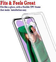 VAKIBO Premium Clear 2MM Thick Transparent Soft TPU Rubber Back Cover Case With Camera Protection Suitable for Realme C55
