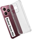 VAKIBO Premium Clear 1.5MM Thick Transparent Soft TPU Rubber Back Cover Case With Camera Protection Suitable for Realme C61 4G