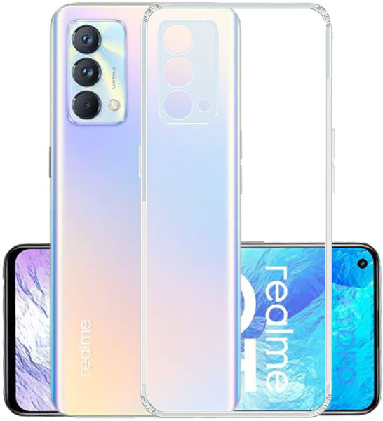 VAKIBO Premium Clear 1.5MM Thick Transparent Soft TPU Rubber Back Cover Case With Camera Protection Suitable for Realme GT Master