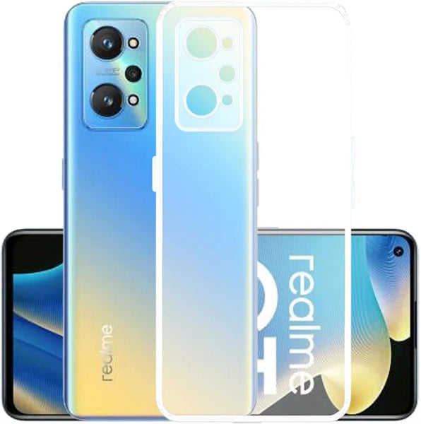 VAKIBO Premium Clear 1.5MM Thick Transparent Soft TPU Rubber Back Cover Case With Camera Protection Suitable for Realme GT Neo 3T