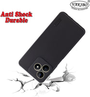 VAKIBO Dotted Black Coloured Made with Silicon Rubber TPU Back Cover Case Suitable for Realme C51 4G