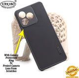 VAKIBO Dotted Black Coloured Made with Silicon Rubber TPU Back Cover Case Suitable for Realme C53