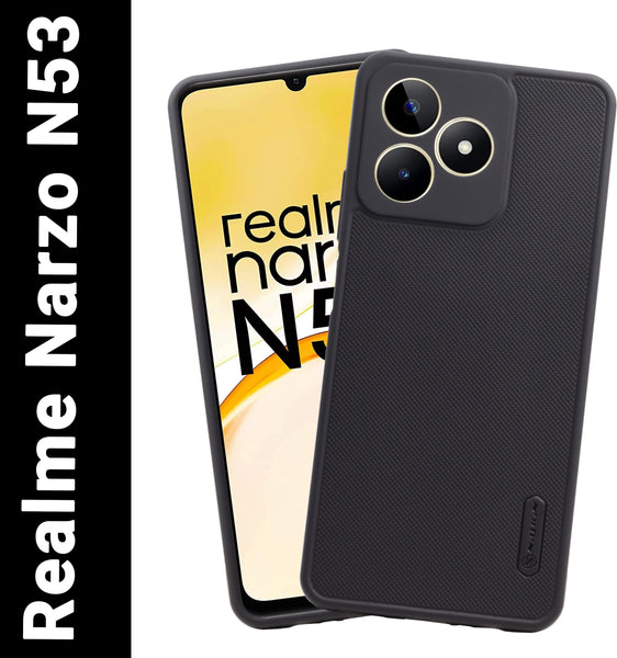VAKIBO Dotted Black Coloured Made with Silicon Rubber TPU Back Cover Case Suitable for Realme C51 4G