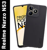 VAKIBO Dotted Black Coloured Made with Silicon Rubber TPU Back Cover Case Suitable for Realme C53