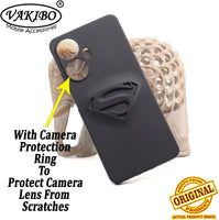 VAKIBO Black Coloured Back Cover Case Suitable for Realme Narzo N55