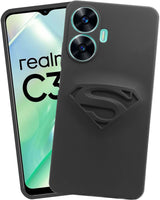 VAKIBO Black Coloured Back Cover Case Suitable for Realme Narzo N55