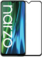 Super Premium Quality Tempered Glass Screen Guard Protector With Black Border Suitable For Realme C51 4g