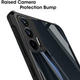 VAKIBO Best Selling Black and Transparent Back Cover Case Made With Soft TPU and Acrylic With 4 Corner and Camera Protection Suitable for Realme GT 5G