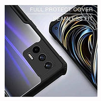 VAKIBO Best Selling Black and Transparent Back Cover Case Made With Soft TPU and Acrylic With 4 Corner and Camera Protection Suitable for Realme GT 5G