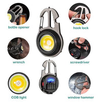 Multifunctional Keyring Tool with COB Light -