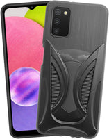 VAKIBO 3D Designer Black Coloured Soft TPU  Back Cover Case Suitable for Samsung Galaxy A03s