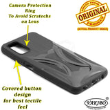 VAKIBO 3D Designer Black Coloured Soft TPU  Back Cover Case Suitable for Samsung Galaxy A03s