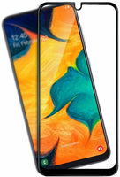 Super Premium Quality Tempered Glass Screen Guard Protector With Black Border Suitable For Samsung Galaxy A20