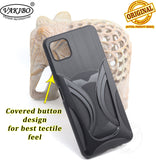 VAKIBO 3D Designer Black Coloured Soft TPU Back Cover Case Suitable for Samsung Galaxy A22 5G