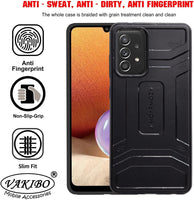 VAKIBO Moarmoz Shock Proof Black Coloured Soft TPU Back Cover Case Suitable for Samsung Galaxy A52
