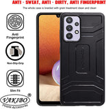 VAKIBO Moarmoz Shock Proof Black Coloured Soft TPU Back Cover Case Suitable for Samsung Galaxy A72