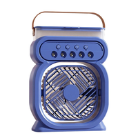 Portable Air Cooling Misting Fan with 5 Hole SprayD3(24x7.5x17cm)(Assorted colour)