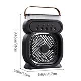 Portable Air Cooling Misting Fan with 5 Hole SprayD3(24x7.5x17cm)(Assorted colour)