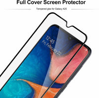 Super Premium Quality Tempered Glass Screen Guard Protector With Black Border Suitable For Samsung Galaxy M21