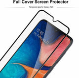 Super Premium Quality Tempered Glass Screen Guard Protector With Black Border Suitable For Samsung Galaxy M21