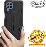 VAKIBO Nilkin Strong Shockproof Case Black Coloured Soft TPU Rubber Back Cover Case With Camera Protection Suitable for Samsung Galaxy M32 4G
