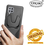 VAKIBO Iron Man 3D Mask Design Black Coloured Soft TPU Back Cover Case With Camera Protection Ring Suitable for Samsung Galaxy M42