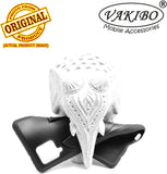 VAKIBO Iron Man 3D Mask Design Black Coloured Soft TPU Back Cover Case With Camera Protection Ring Suitable for Samsung Galaxy M42