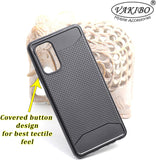 VAKIBO Dotted Design Black Coloured Soft TPU Back Cover Case Suitable for Samsung Galaxy A32