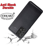 VAKIBO Dotted Design Black Coloured Soft TPU Back Cover Case Suitable for Samsung Galaxy A52