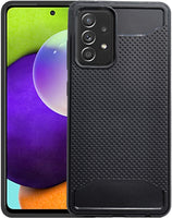 VAKIBO Dotted Design Black Coloured Soft TPU Back Cover Case Suitable for Samsung Galaxy A52