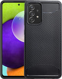 VAKIBO Dotted Design Black Coloured Soft TPU Back Cover Case Suitable for Samsung Galaxy A52S 5G