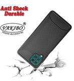 VAKIBO Dotted Design Black Coloured Soft TPU Back Cover Case Suitable for Samsung Galaxy F62