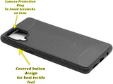 VAKIBO Dotted Design Black Coloured Soft TPU Back Cover Case Suitable for Samsung Galaxy F62