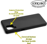 VAKIBO Matte Frosted Black Coloured Soft TPU Back Cover Case Suitable for Samsung Galaxy F62