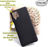 VAKIBO Matte Frosted Black Coloured Soft TPU Back Cover Case Suitable for Samsung Galaxy F62