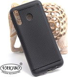 VAKIBO Dotted Design Black Coloured Soft TPU Back Cover Case Suitable for Samsung Galaxy M30