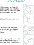 Super Premium Quality Tempered Glass Screen Guard Protector With Black Border Suitable For Oppo A74