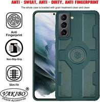 VAKIBO Strong Back Cover Green Coloured Soft TPU Back Cover Case With Camera protection Ring Suitable for Samsung Galaxy S30