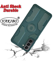 VAKIBO Strong Back Cover Green Coloured Soft TPU Back Cover Case With Camera protection Ring Suitable for Samsung Galaxy S30