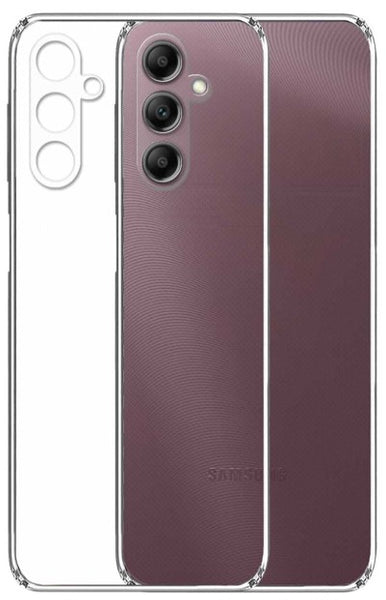 VAKIBO Premium Clear 1.5MM Thick Transparent Soft TPU Rubber Back Cover Case With Camera Protection Suitable for Samsung M14 5G