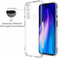 VAKIBO Super Premium Soft TPU Transparent Case With Dustplug,Side Grip,Corner Protection,lanyard Cuts,Camera Protection Suitable for Realme 5