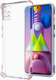 VAKIBO Premium Clear 1.5MM Thick Transparent Soft TPU Rubber Back Cover Case With Camera Protection Suitable for Samsung Galaxy M51