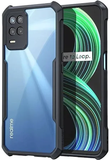 VAKIBO Super Premium Black Border Transparent Case With Corner Protection & Camera Protection Suitable for Realme 8 5G