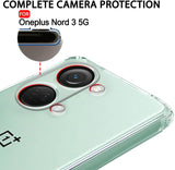 VAKIBO Premium Clear 1.5MM Thick Transparent Soft TPU Rubber Back Cover Case With Camera Protection Suitable for OnePlus Nord 3